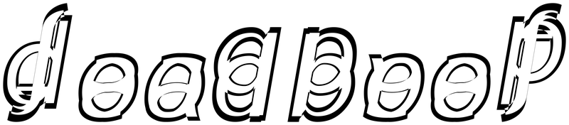 Ambigram for deadbeef in Trebucit